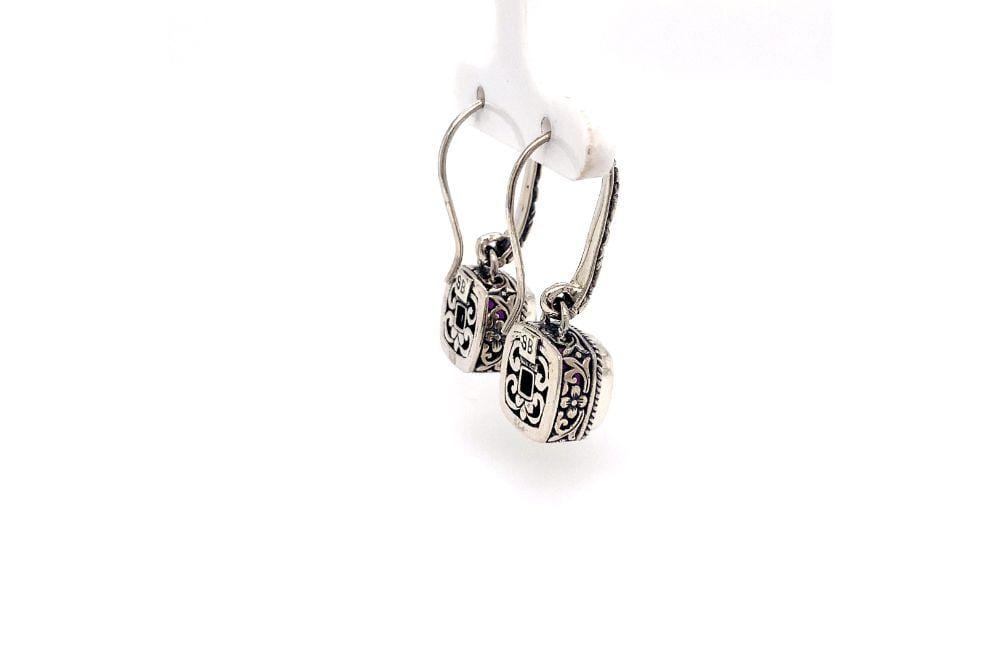Honesty Earrings- Amethyst