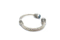 Fiorella Bangle- Grey Pearl