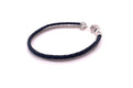 Latitude Bracelet- Black Leather
