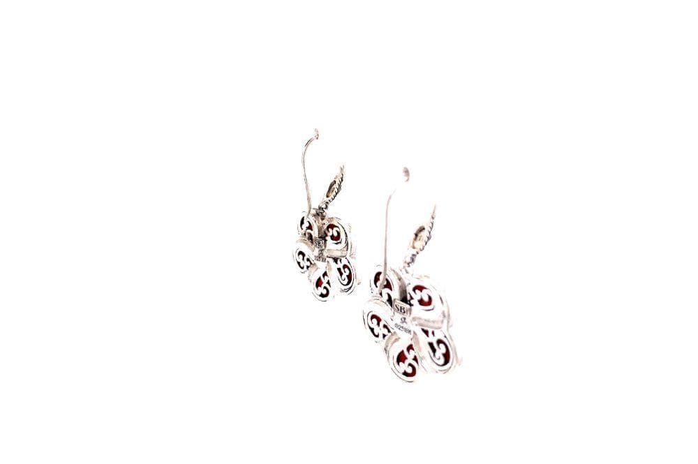 Sumba Earrings- Coral