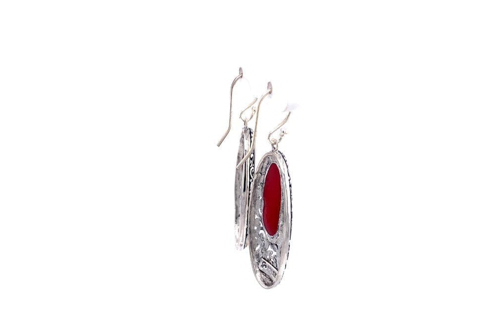 Bliss Earrings- Coral