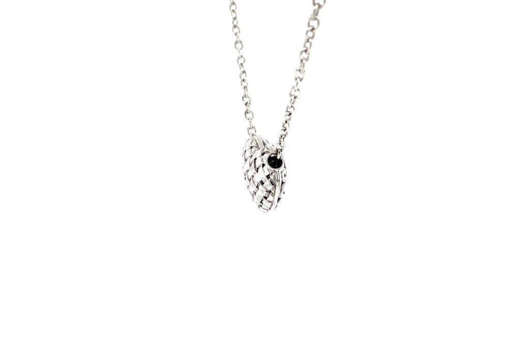 Balinese Swirl Heart Necklace
