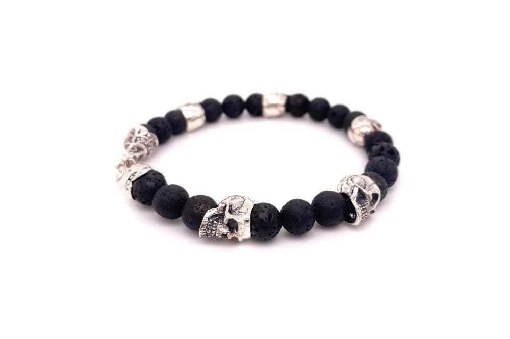 Skulls And Lava Bracelet