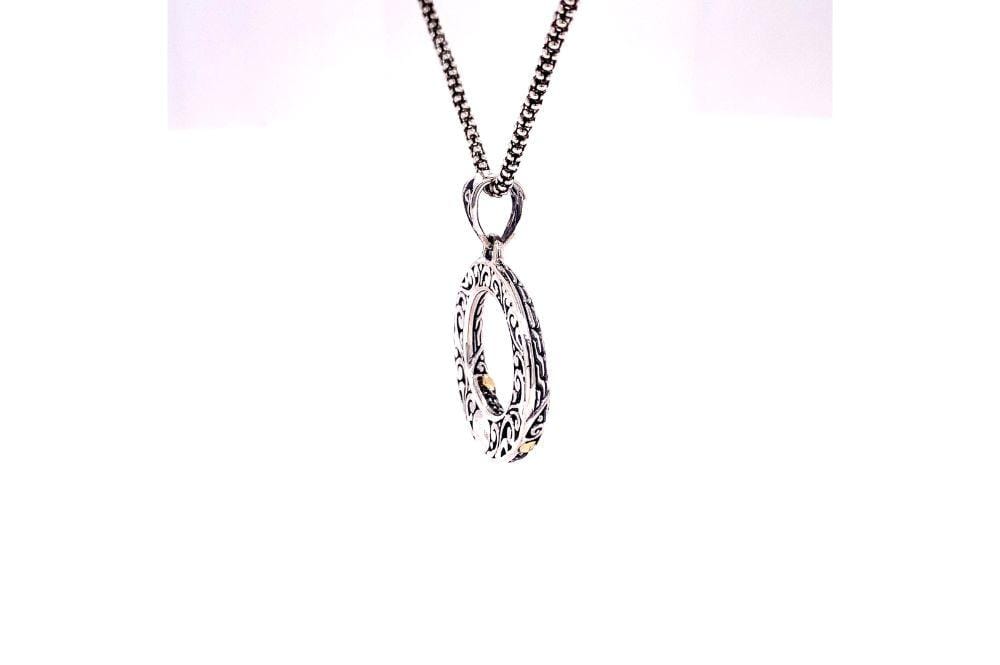Ubud Pendant- Black Spinel