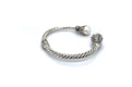 Bali Twist Bangle- White Pearl
