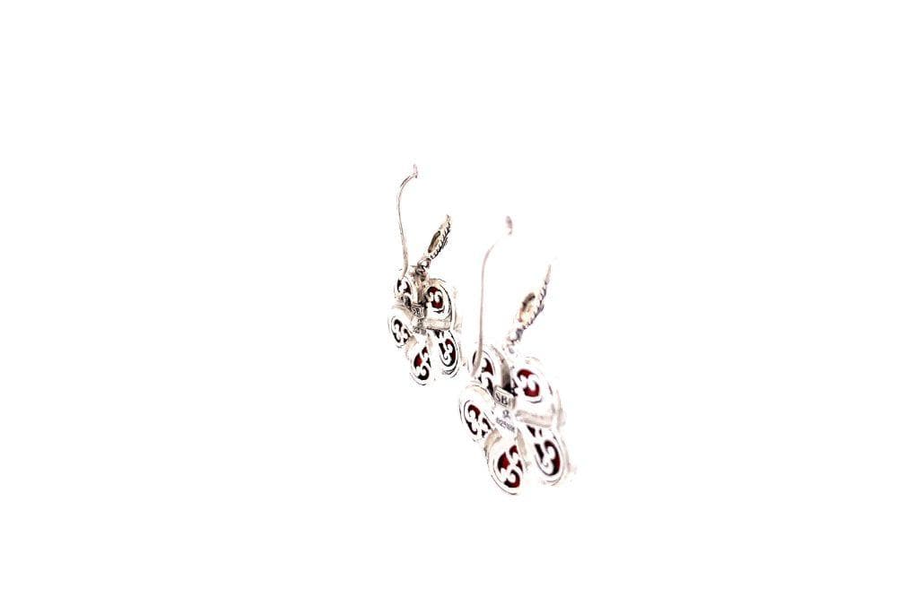 Sumba Earrings- Coral