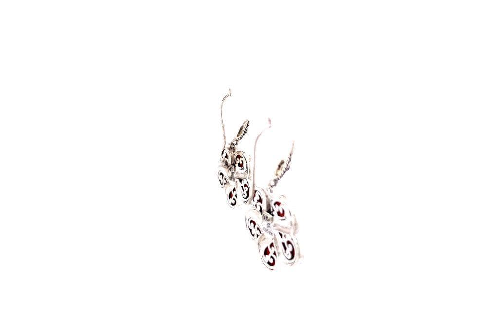 Sumba Earrings- Coral