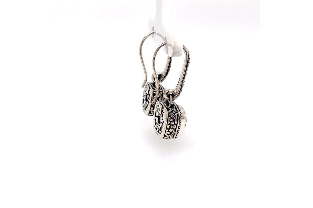 Honesty Earrings- Amethyst
