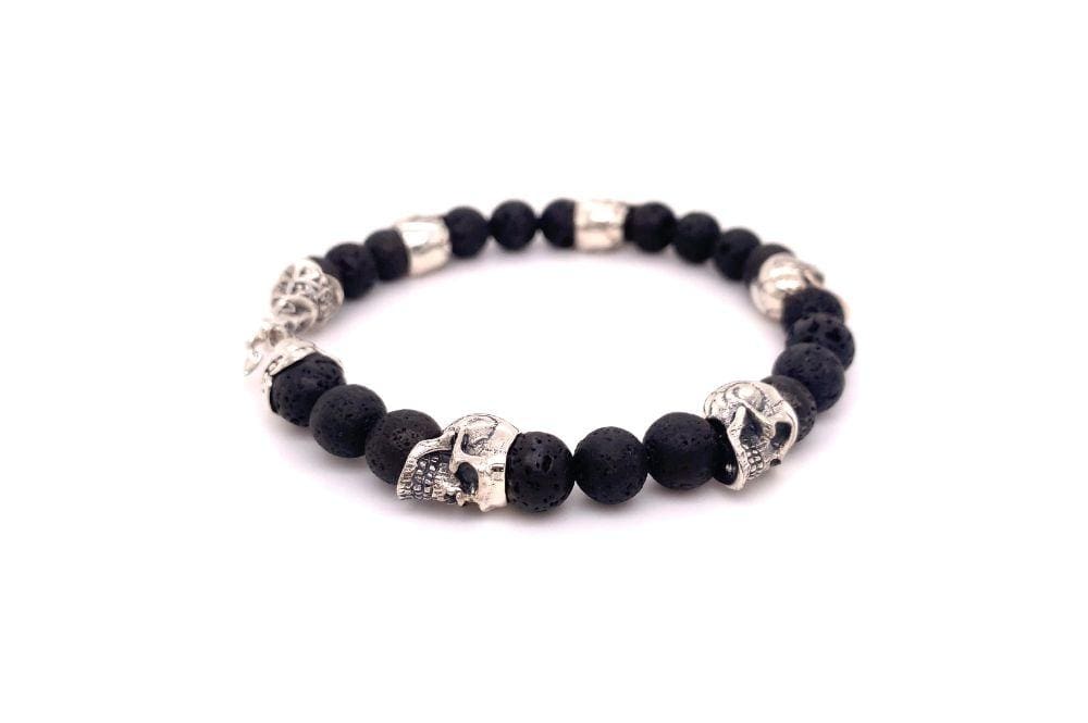 Skulls And Lava Bracelet
