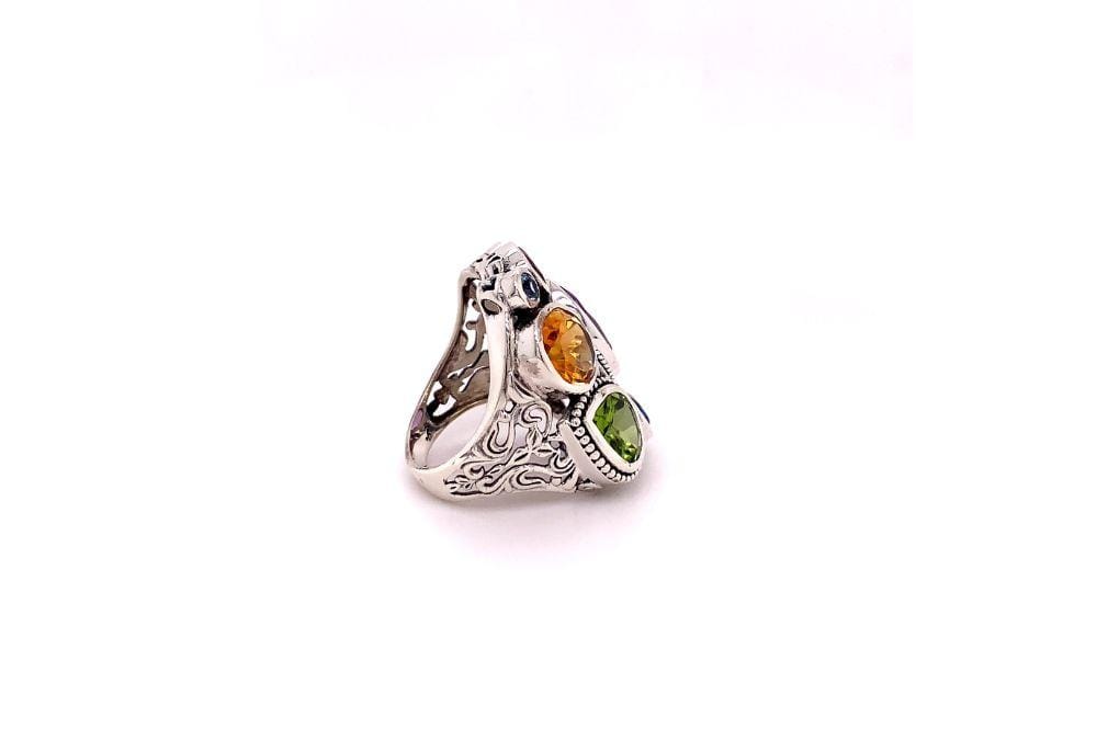 Madeira Ring- Multi Gemstones