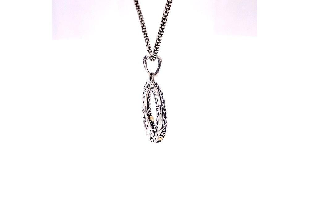 Ubud Pendant- Black Spinel