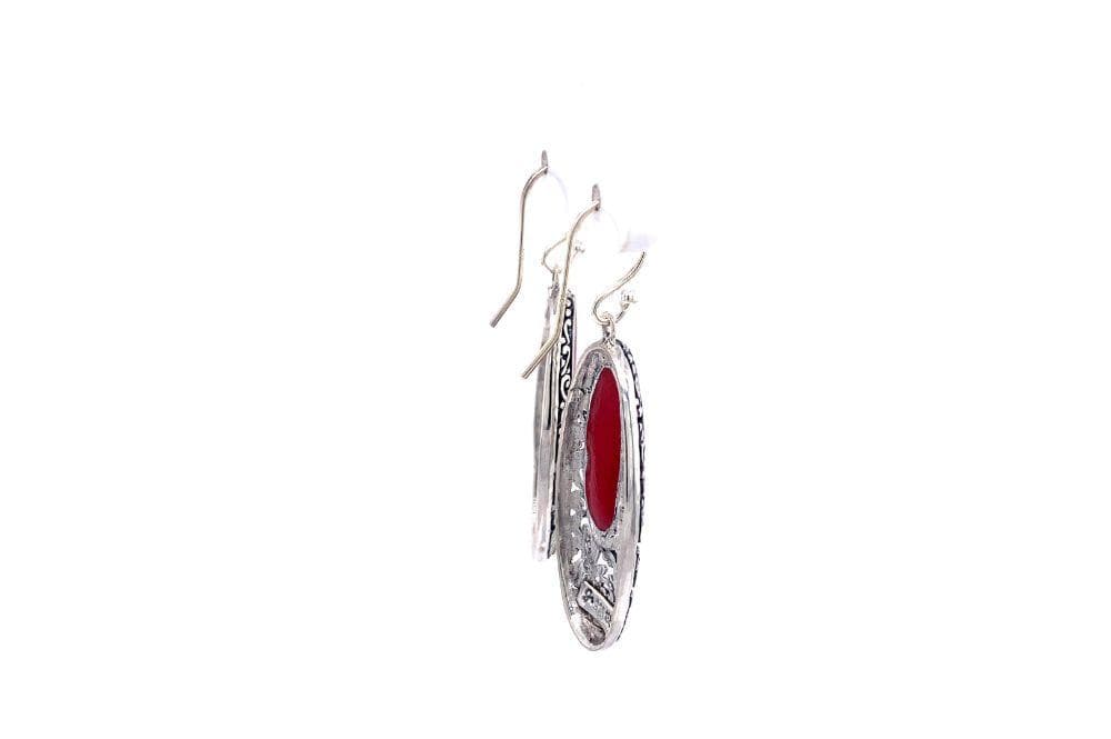 Bliss Earrings- Coral