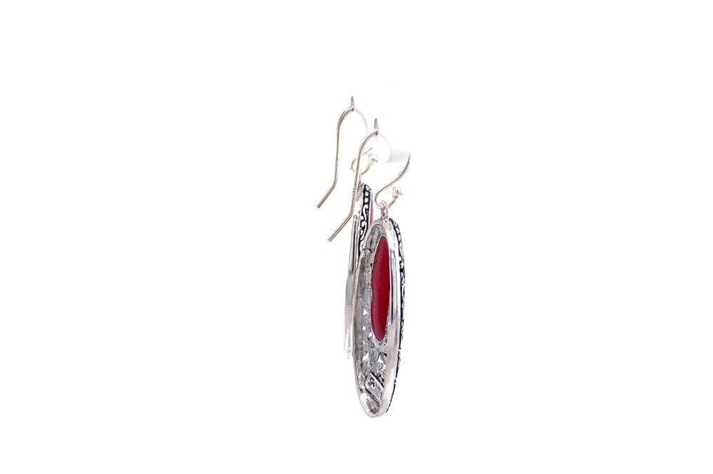 Bliss Earrings- Coral