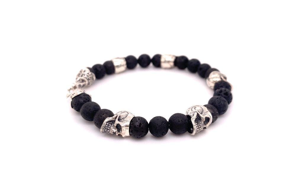 Skulls And Lava Bracelet
