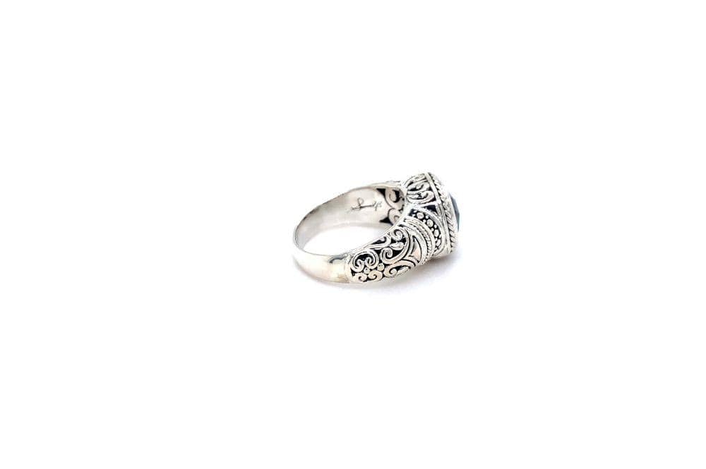 Honesty Ring- Blue Topaz