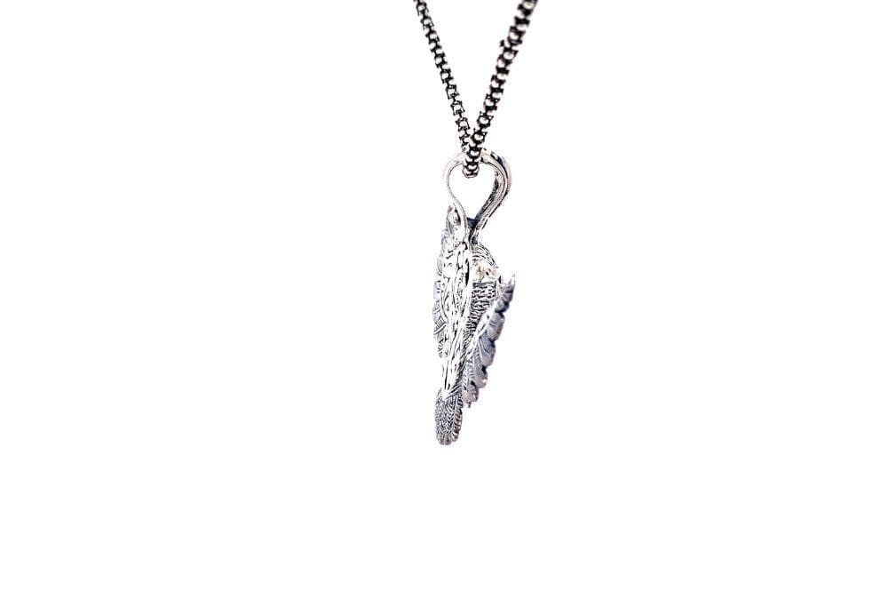 Owl Pendant- Amethyst