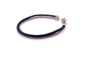 Latitude Bracelet- Black Leather