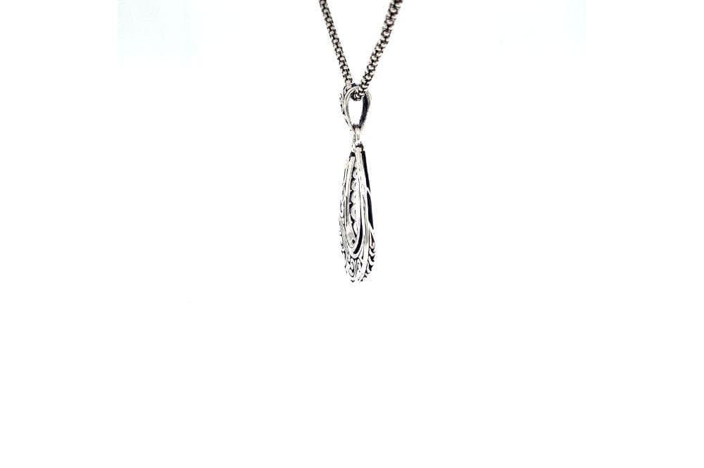 Embrace Pendant- Black Shell