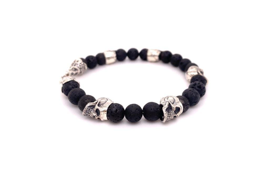 Skulls And Lava Bracelet
