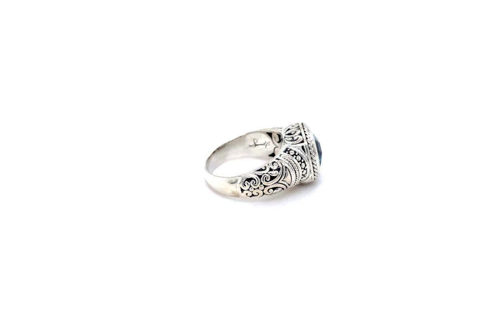 Honesty Ring- Blue Topaz