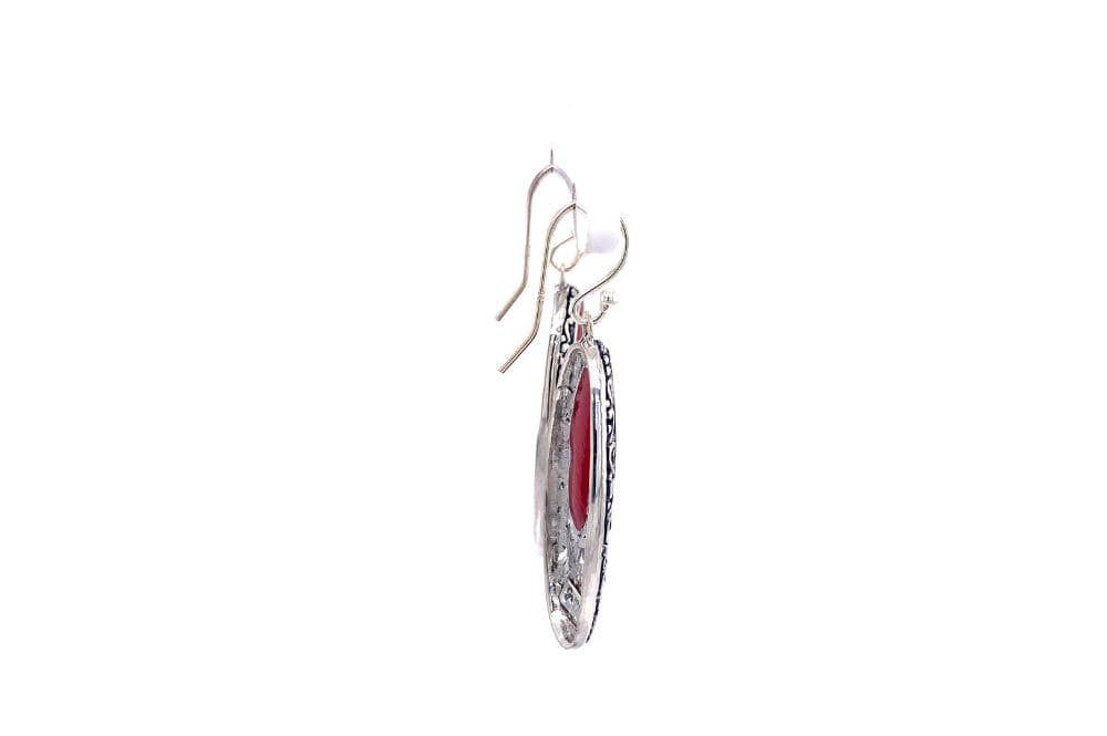 Bliss Earrings- Coral