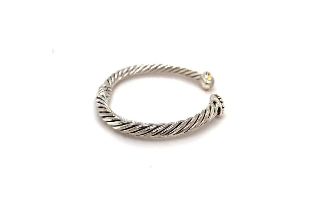 Pave Diamond Cable Bangle