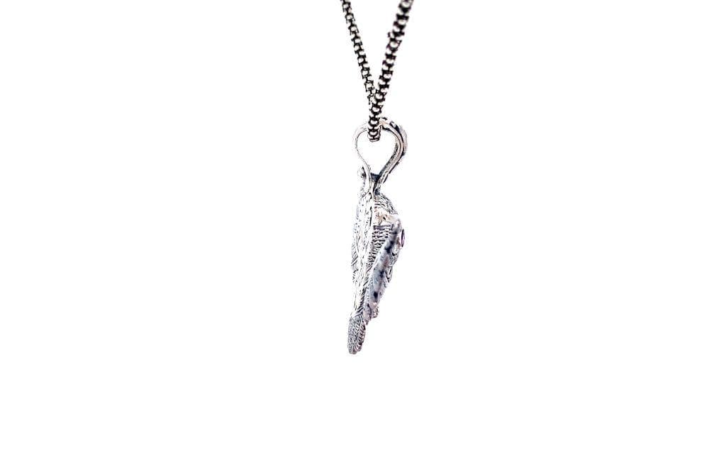 Owl Pendant- Amethyst