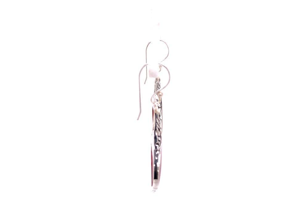 Ornate Earrings- Coral