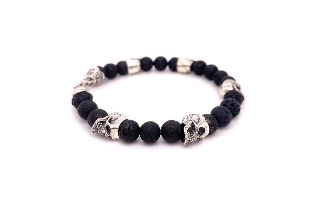 Skulls And Lava Bracelet