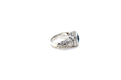 Honesty Ring- Blue Topaz