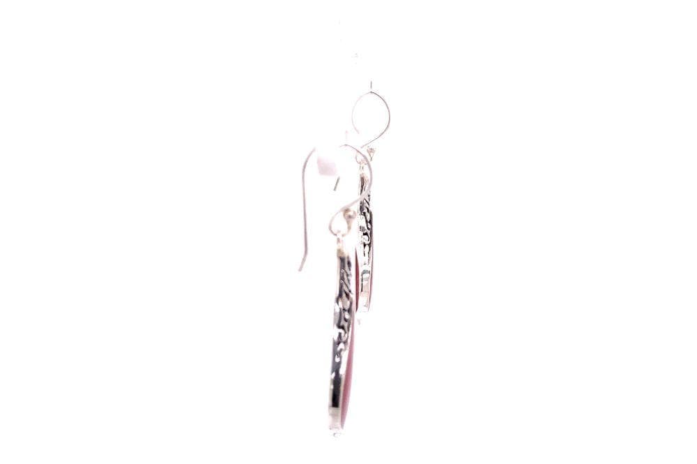 Ornate Earrings- Coral