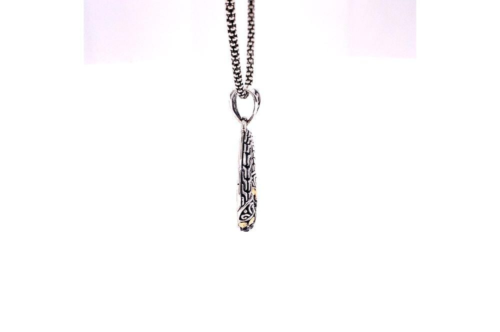 Ubud Pendant- Black Spinel