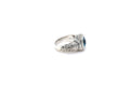 Honesty Ring- Blue Topaz