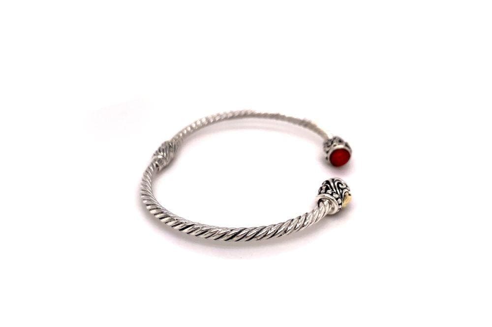 Sienna Bangle- Coral
