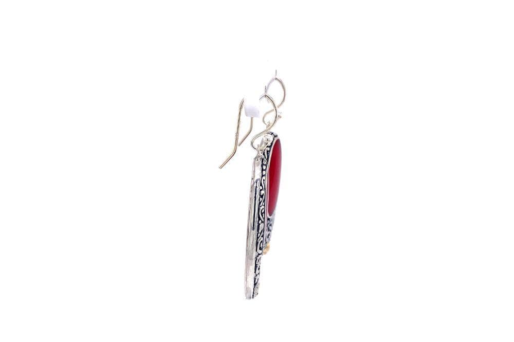 Bliss Earrings- Coral