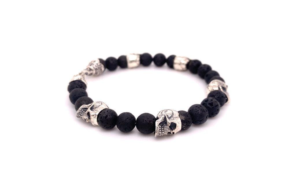 Skulls And Lava Bracelet