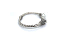 Bali Twist Bangle- White Pearl