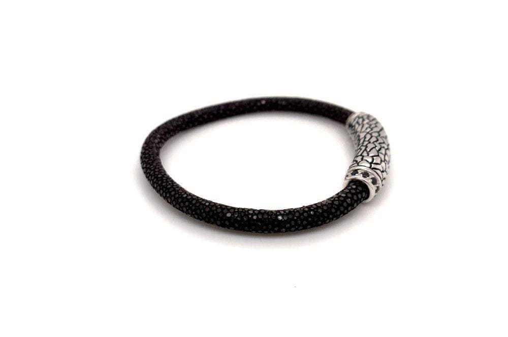 Stingray Leather Bracelet- Brown