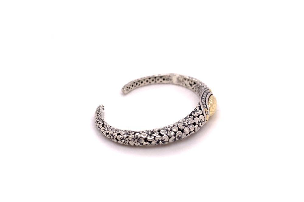 Ijen Bangle- Silver And Gold