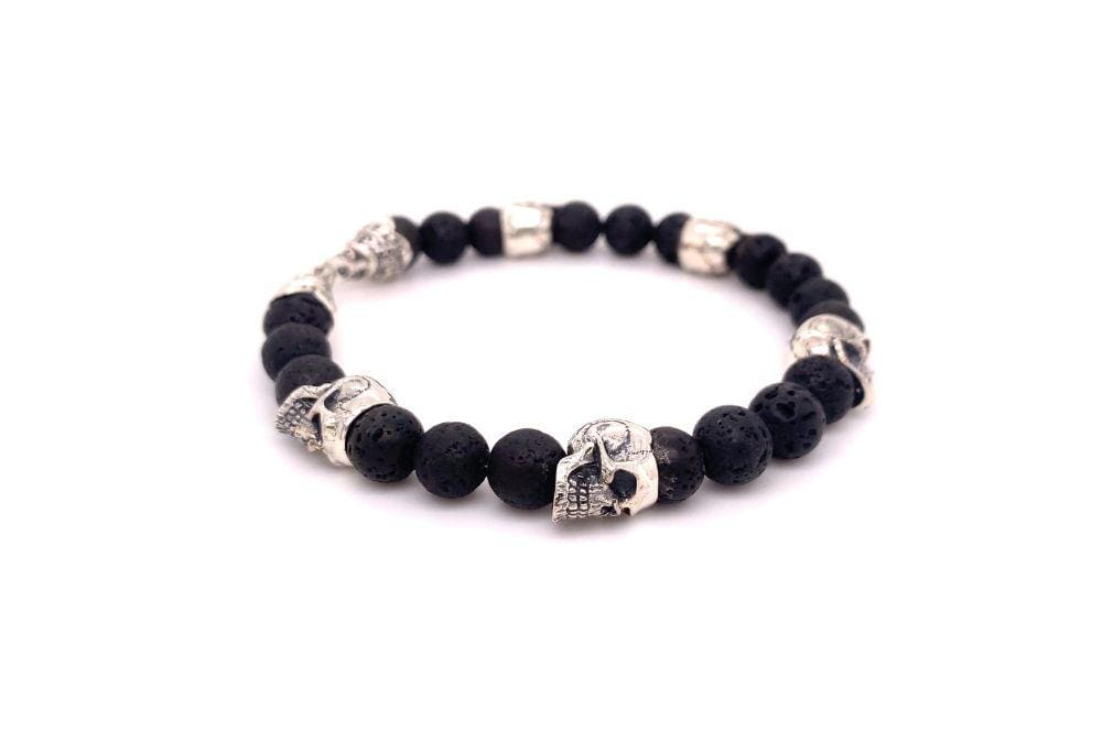 Skulls And Lava Bracelet