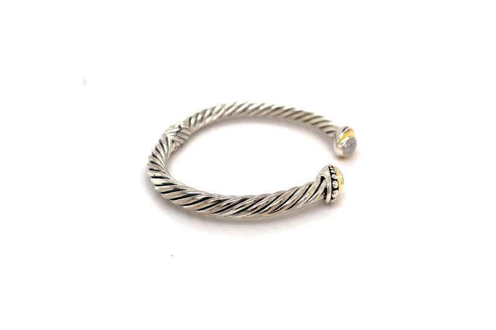 Pave Diamond Cable Bangle