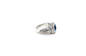 Honesty Ring- Blue Topaz