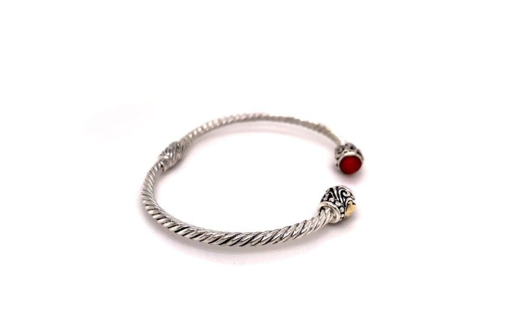 Sienna Bangle- Coral