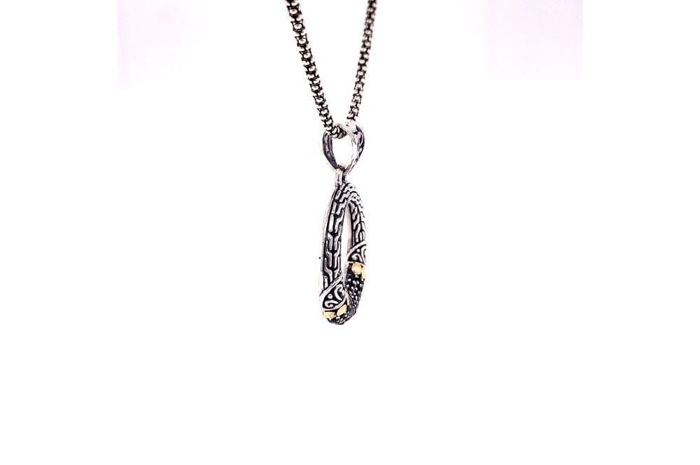 Ubud Pendant- Black Spinel