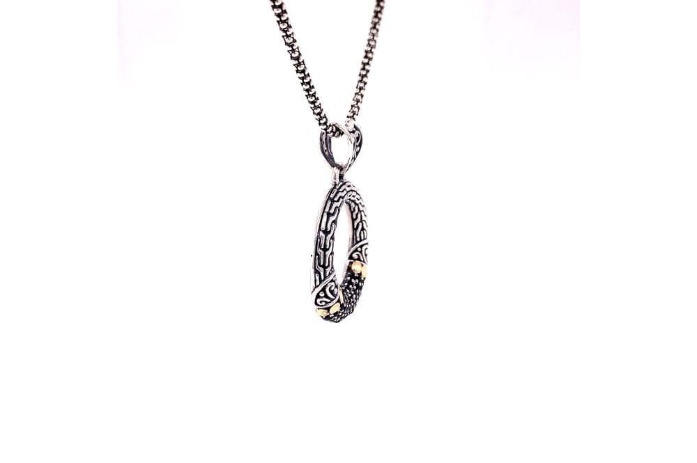 Ubud Pendant- Black Spinel