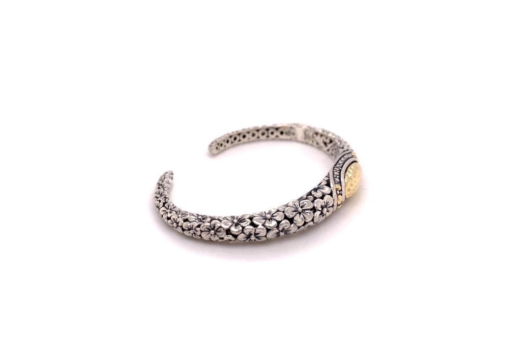 Ijen Bangle- Silver And Gold