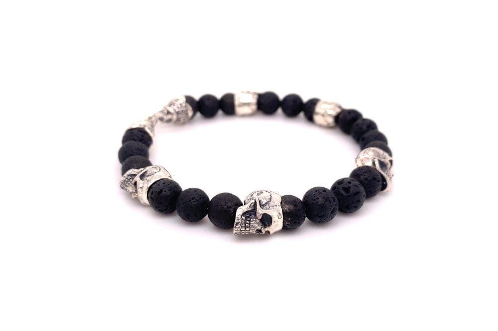 Skulls And Lava Bracelet