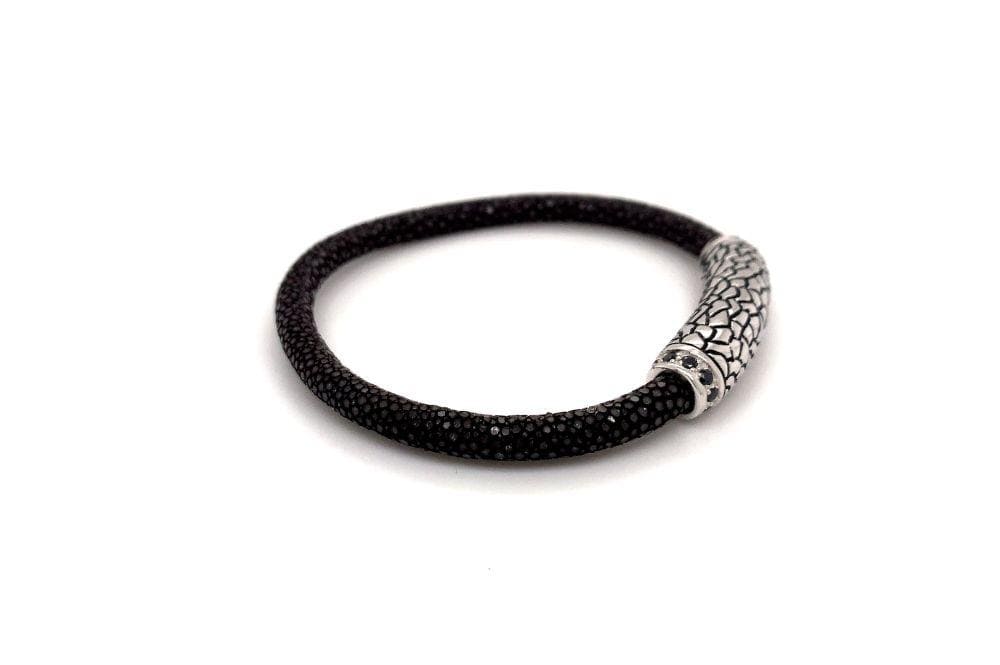 Stingray Leather Bracelet- Brown