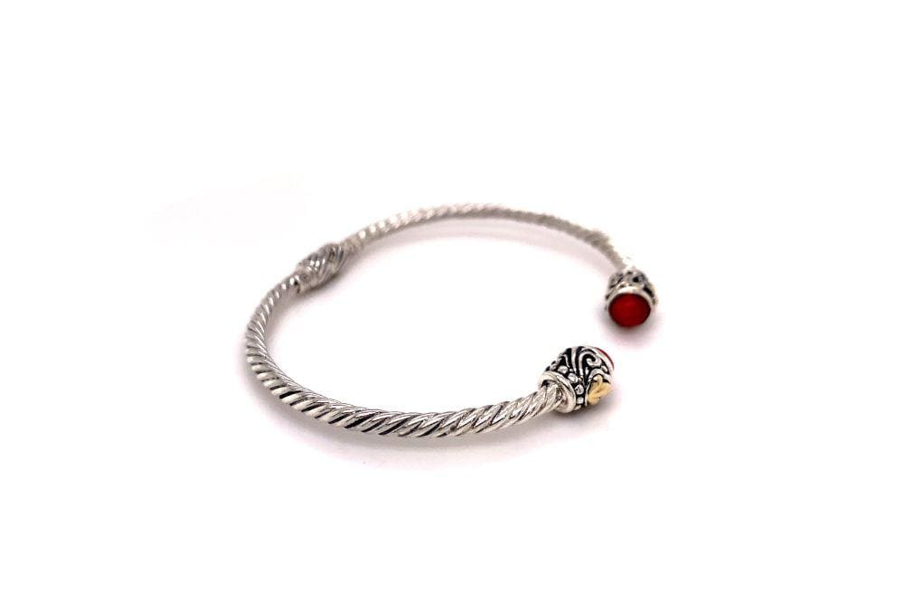 Sienna Bangle- Coral