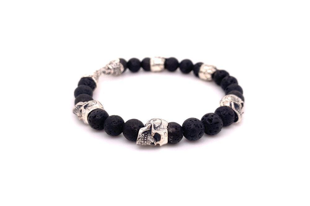 Skulls And Lava Bracelet